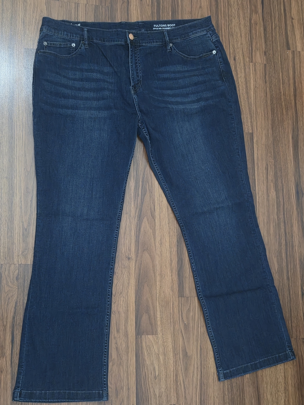 Fultons Boot Dark Blue Men’s Bootcut Jeans